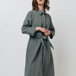 GRAZ shirt dress cream - MOO Linen Shop