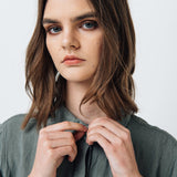 GRAZ shirt dress cream - MOO Linen Shop