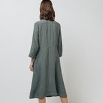 GRAZ shirt dress cream - MOO Linen Shop
