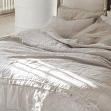 HARMONIA linen duvet cover set natural - MOO Linen Shop