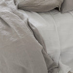 HARMONIA linen duvet cover set natural - MOO Linen Shop