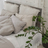 HARMONIA linen duvet cover set natural - MOO Linen Shop