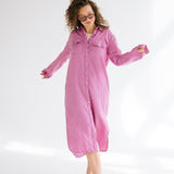 JEEP shirt dress cream - MOO Linen Shop