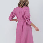 JEEP shirt dress cream - MOO Linen Shop