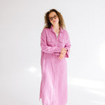 JEEP shirt dress cream - MOO Linen Shop