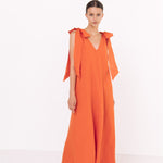 JILY maxi dress white - MOO Linen Shop