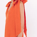 JILY maxi dress white - MOO Linen Shop