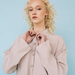 JULIA linen dress havanna - MOO Linen Shop