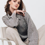 LEA boxy shirt green olive - MOO Linen Shop