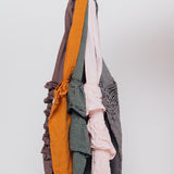 Linen tote beach & shopping bag cream - MOO Linen Shop