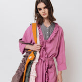 Linen tote beach & shopping bag cream - MOO Linen Shop