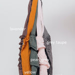 Linen tote beach & shopping bag cream - MOO Linen Shop