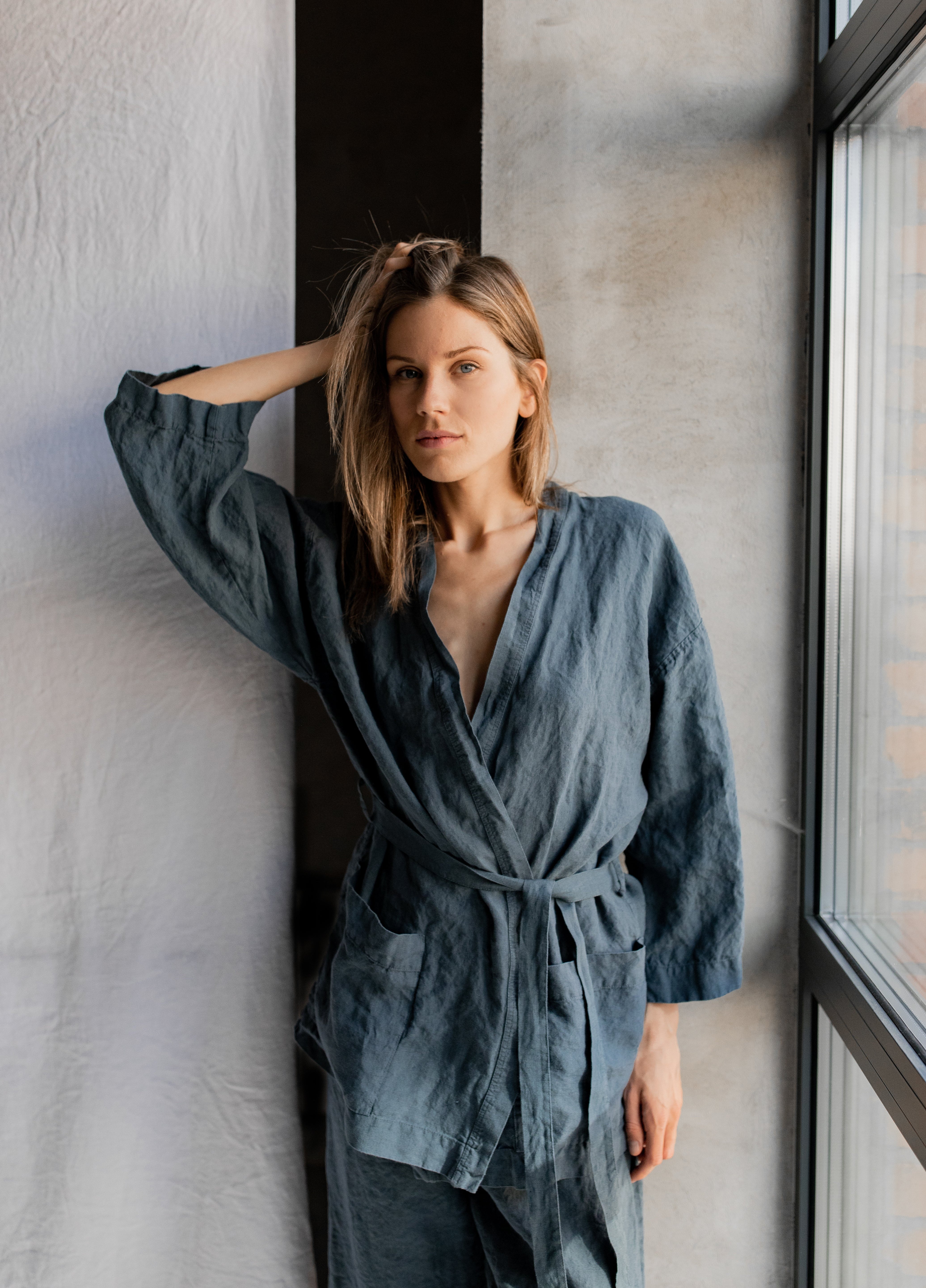 LISA PLUS set of 3 cream - MOO Linen Shop