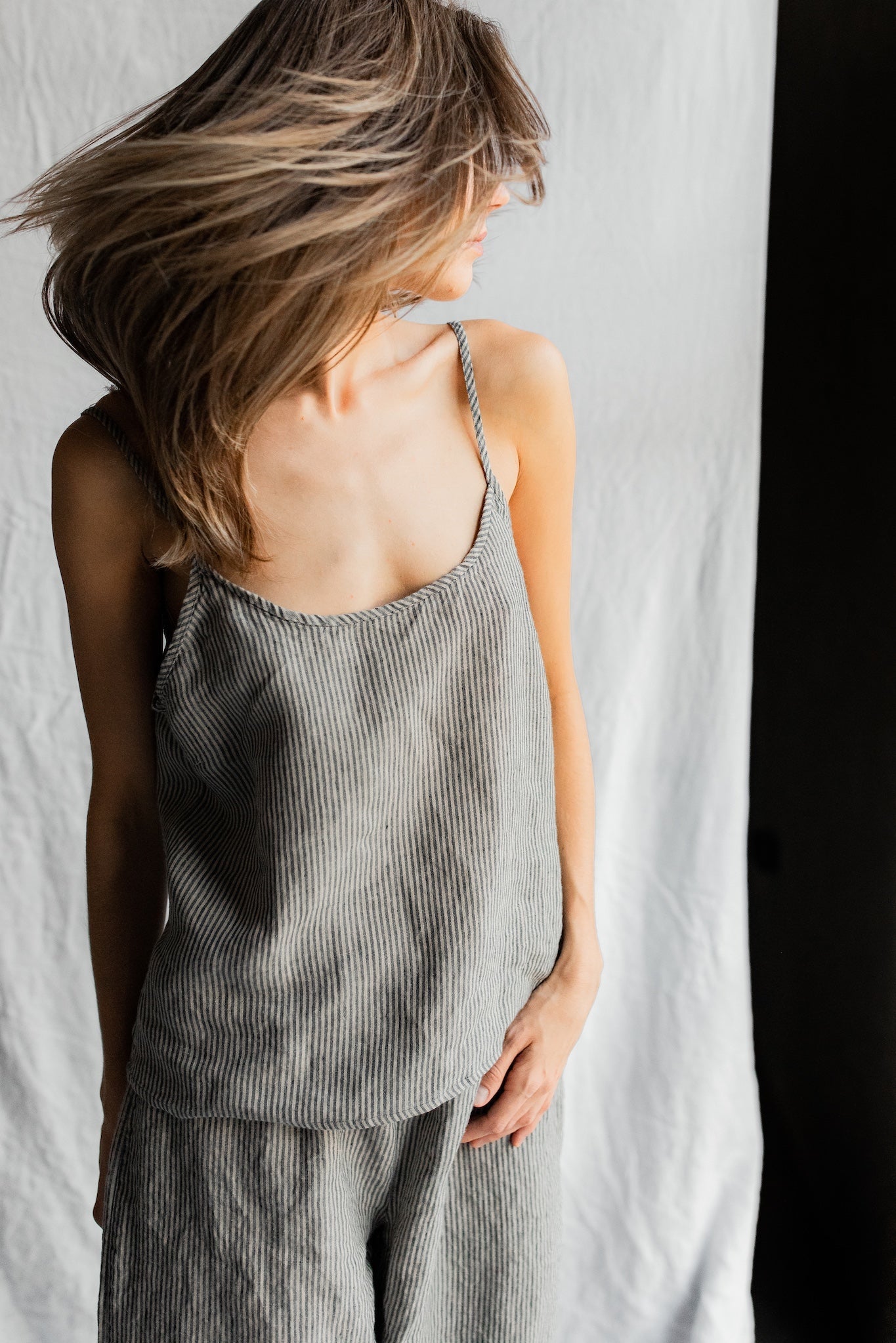 LISA PLUS set of 3 cream - MOO Linen Shop