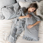 LISA PLUS set of 3 cream - MOO Linen Shop