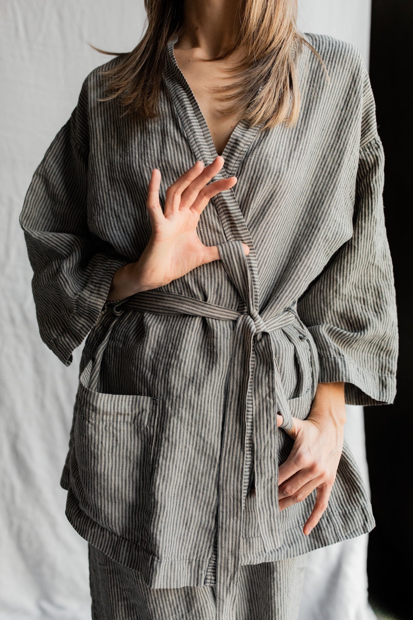 LISA PLUS set of 3 cream - MOO Linen Shop