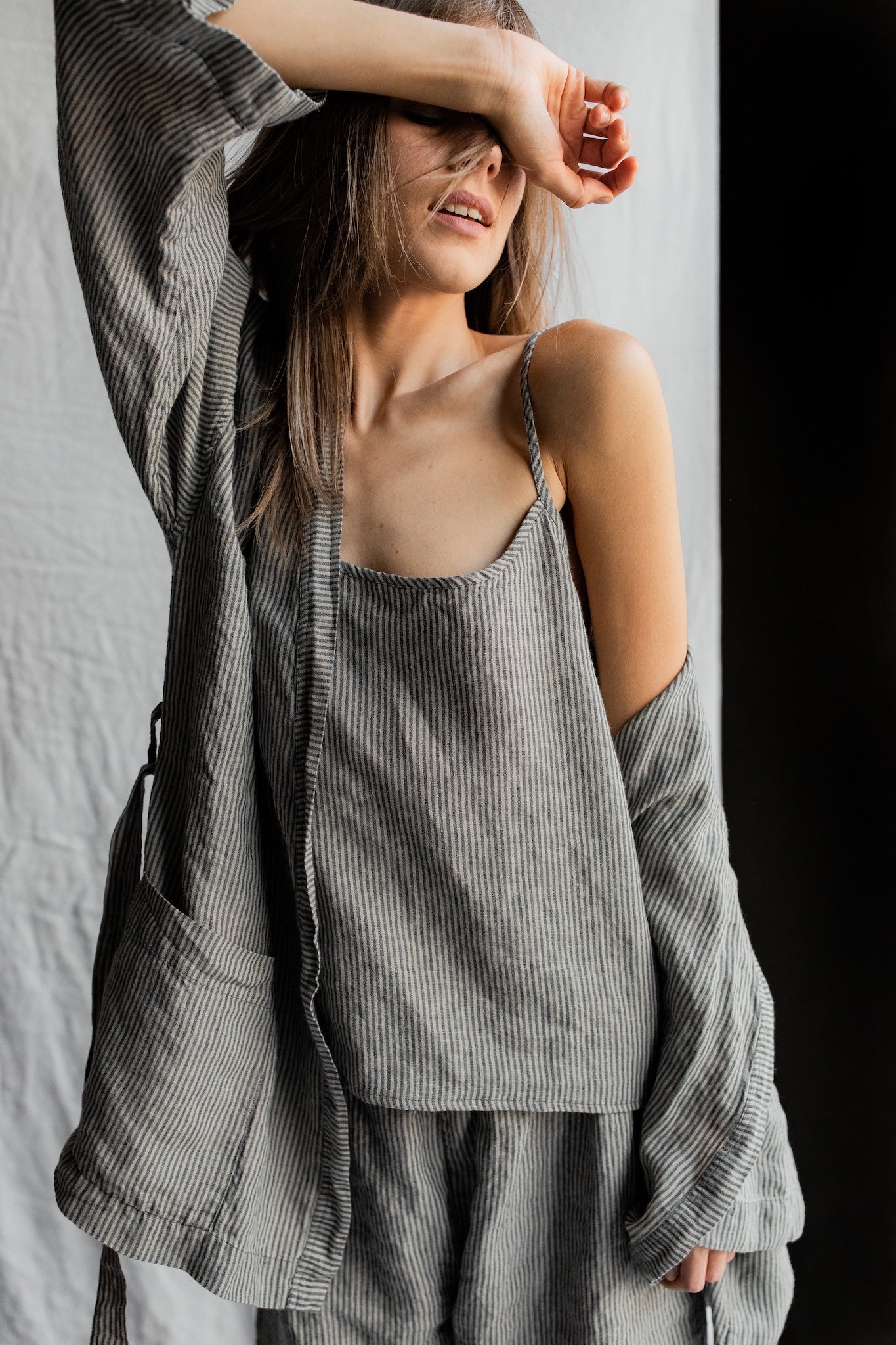 LISA PLUS set of 3 cream - MOO Linen Shop