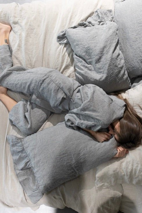 LISA PLUS set of 3 cream - MOO Linen Shop