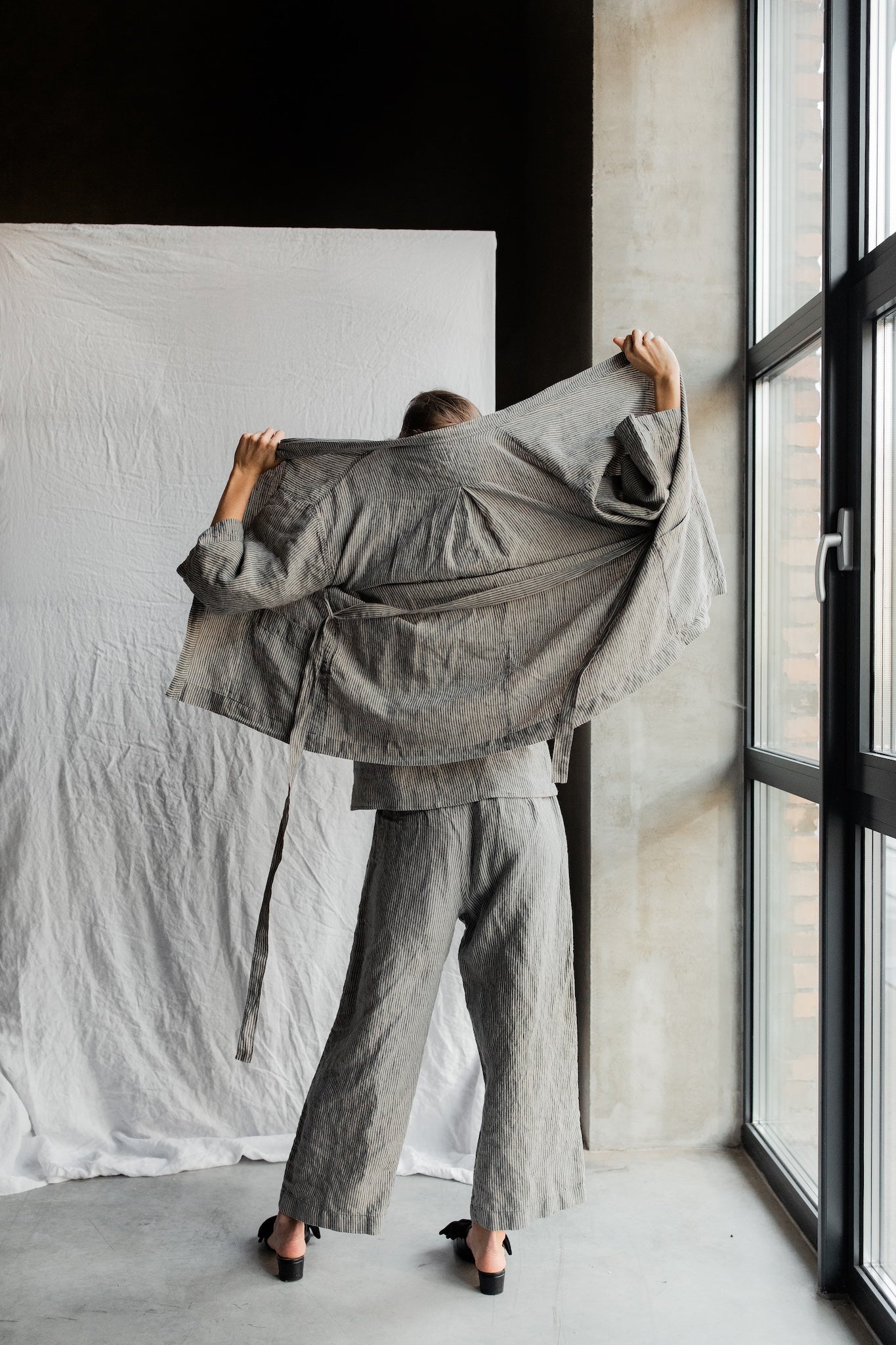 LISA PLUS set of 3 cream - MOO Linen Shop