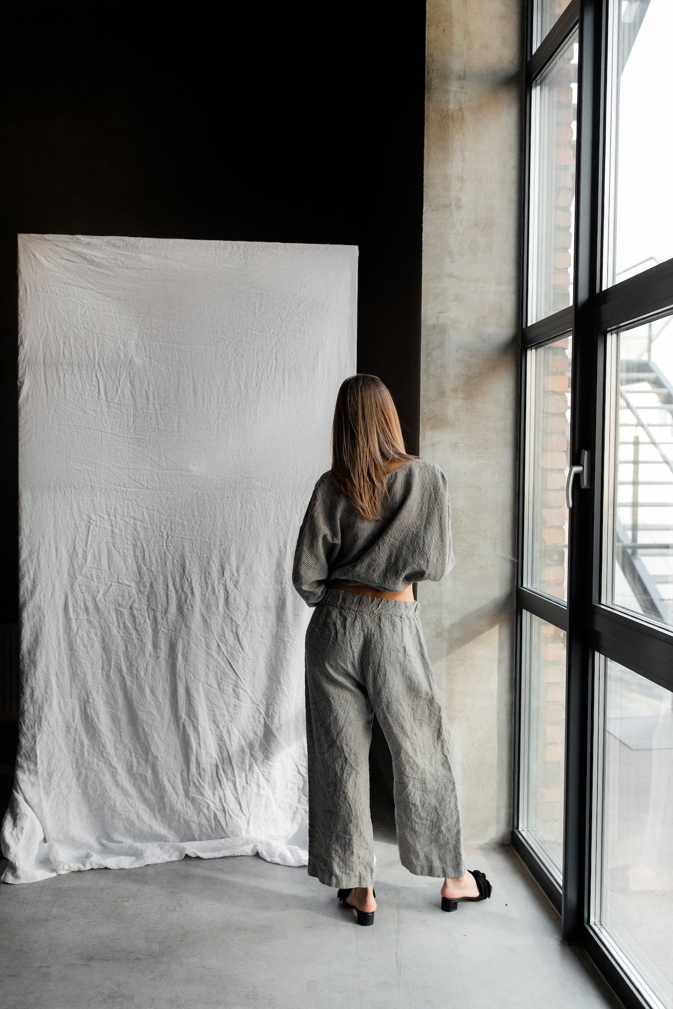 LISA PLUS set of 3 cream - MOO Linen Shop