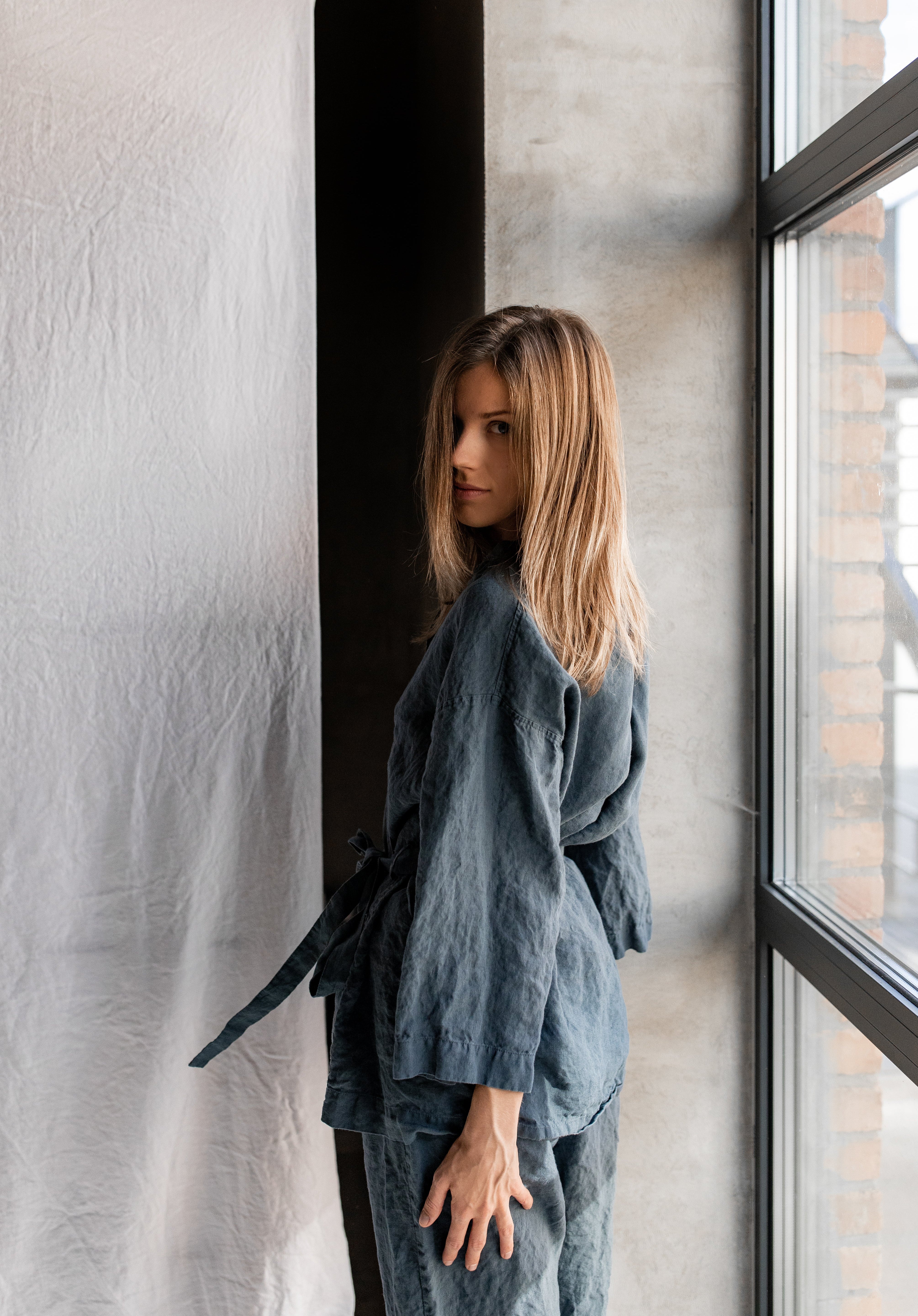 LISA PLUS set of 3 cream - MOO Linen Shop