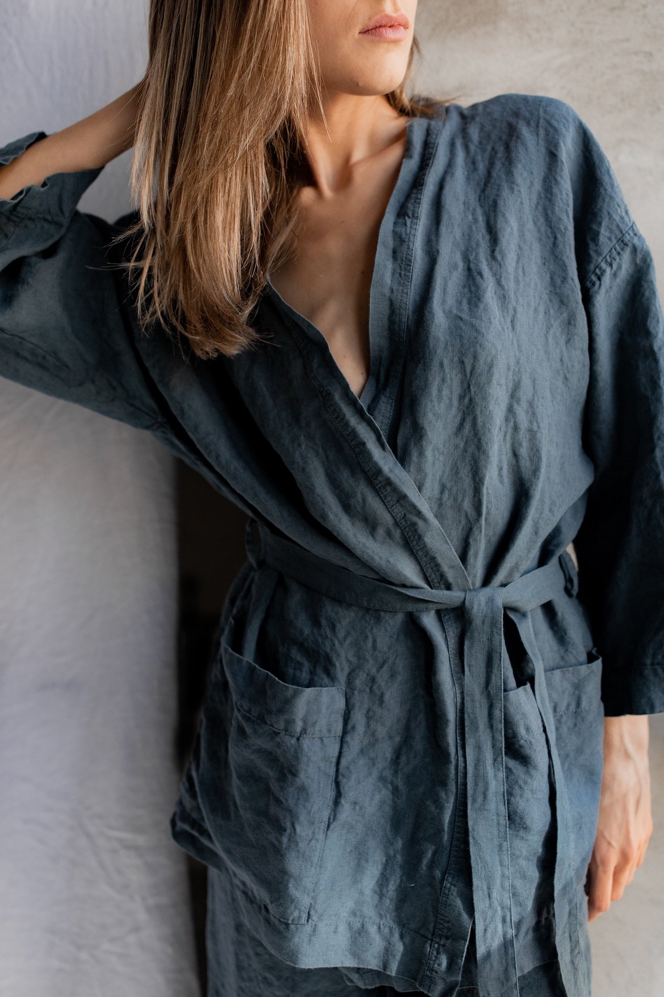 LISA PLUS set of 3 cream - MOO Linen Shop