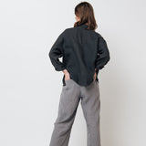 LUCIA linen shirt natural - MOO Linen Shop