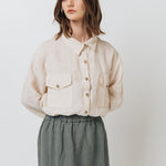 LUCIA linen shirt natural - MOO Linen Shop