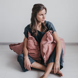 Small ruffle pillowcase SET