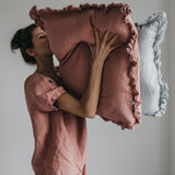 Small ruffle pillowcase SET