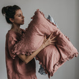 Small ruffle pillowcase SET