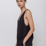 MIA slip top natural - MOO Linen Shop