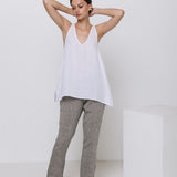MIA slip top natural - MOO Linen Shop