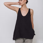 MIA slip top natural - MOO Linen Shop