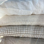 Natural HOUSEWIFE pillowcase SET white - MOO Linen Shop