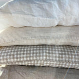 Natural HOUSEWIFE pillowcase SET white - MOO Linen Shop