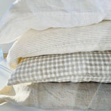 Natural HOUSEWIFE pillowcase SET white - MOO Linen Shop