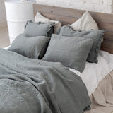 Natural linen duvet cover set natural - MOO Linen Shop
