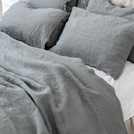 Natural linen duvet cover set natural - MOO Linen Shop
