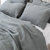 Natural linen duvet cover set natural - MOO Linen Shop