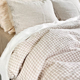 Natural linen duvet cover set natural - MOO Linen Shop