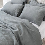 Natural linen duvet cover set natural - MOO Linen Shop