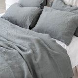 Natural linen duvet cover set natural - MOO Linen Shop