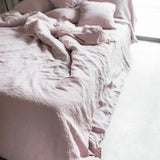 Natural linen duvet cover set natural - MOO Linen Shop