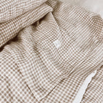 Natural linen duvet cover set natural - MOO Linen Shop