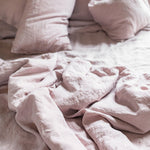 Natural linen duvet cover set natural - MOO Linen Shop