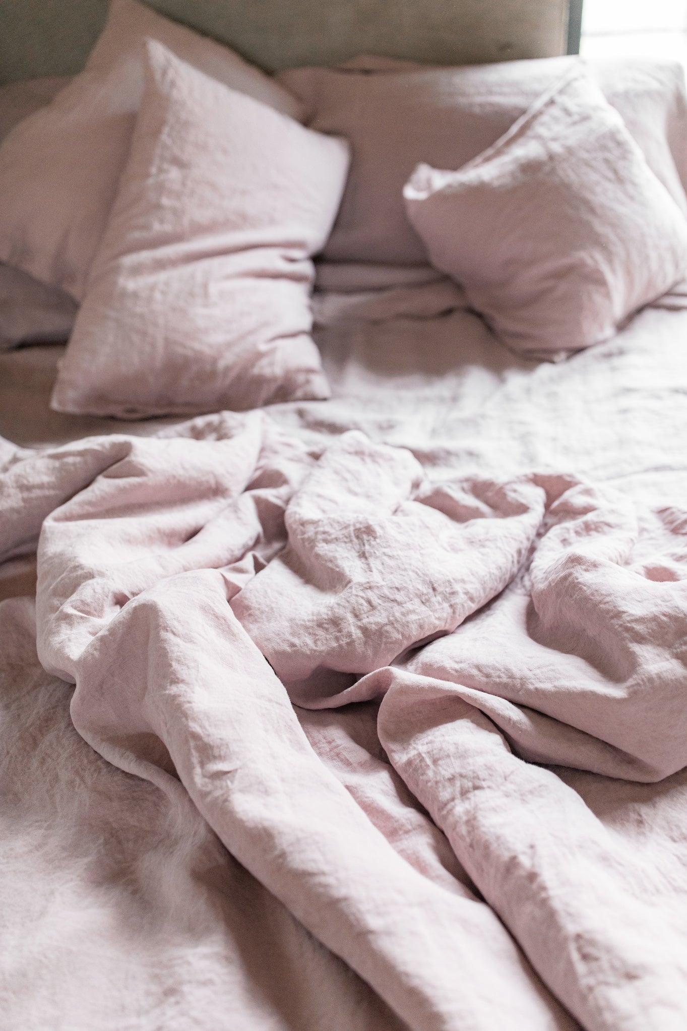 Natural linen duvet cover set natural - MOO Linen Shop