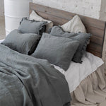 Natural linen duvet cover set natural - MOO Linen Shop