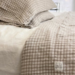 Natural linen duvet cover set natural - MOO Linen Shop