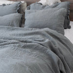 Natural linen duvet cover set natural - MOO Linen Shop